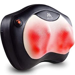 Shiatsu Magic Makers neck & back massager kneading massage pillow - new